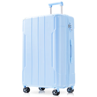 24" Hardshell  Expandable ABS Spinner Luggage (Skyblue)