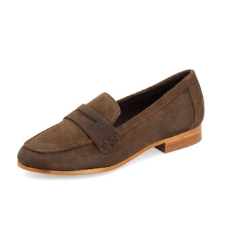 Charleston Shoe Co. - Women's Jeanne Suede Penny Loafer