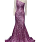 Jovani - Sequin One Shoulder