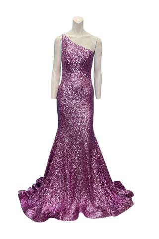 Jovani - Sequin One Shoulder