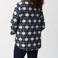 Joseph Ribkoff - Geometric Jacquard Blouse/Jacket