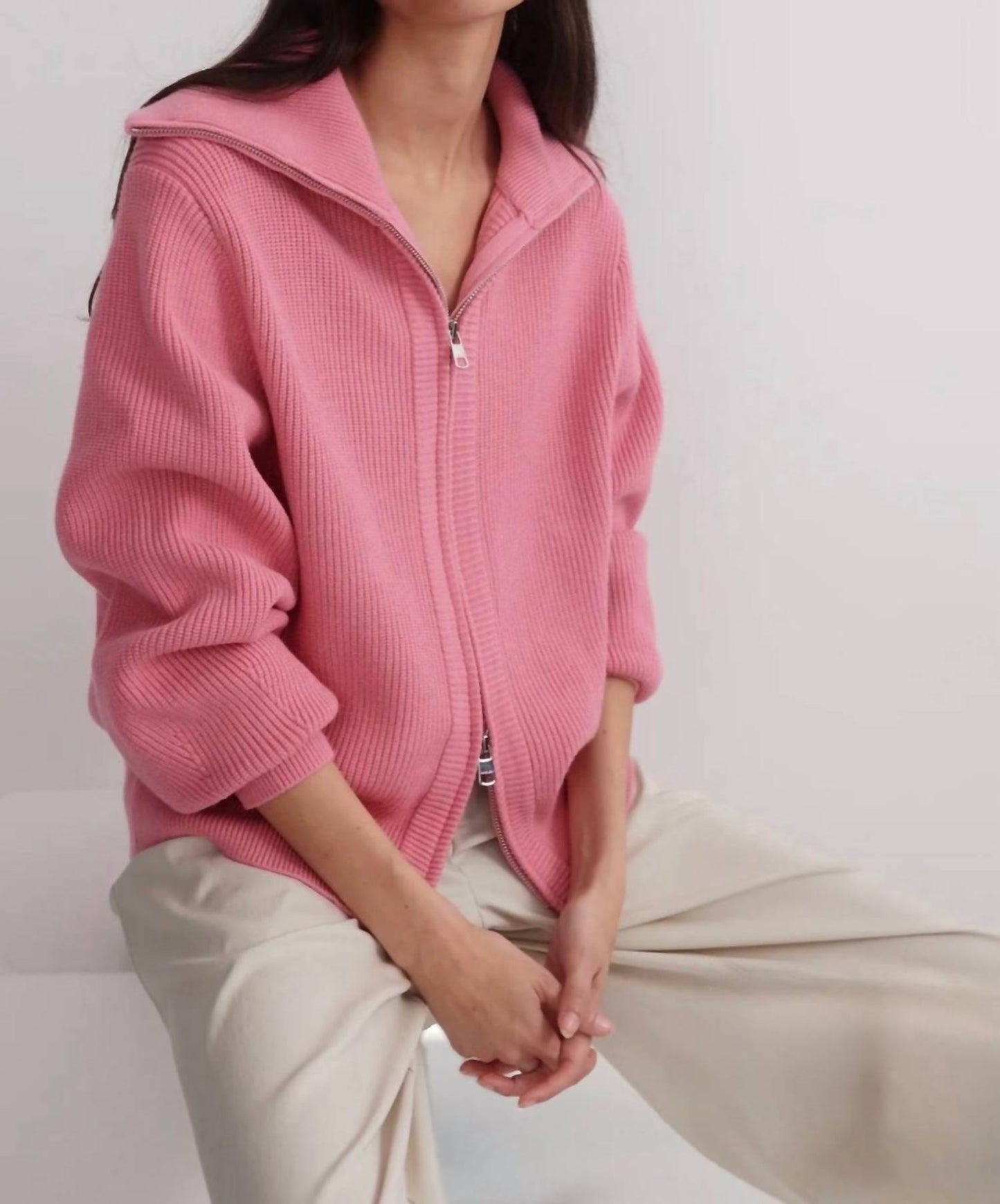 Varley - Enrico Zip Through Knit Jacket