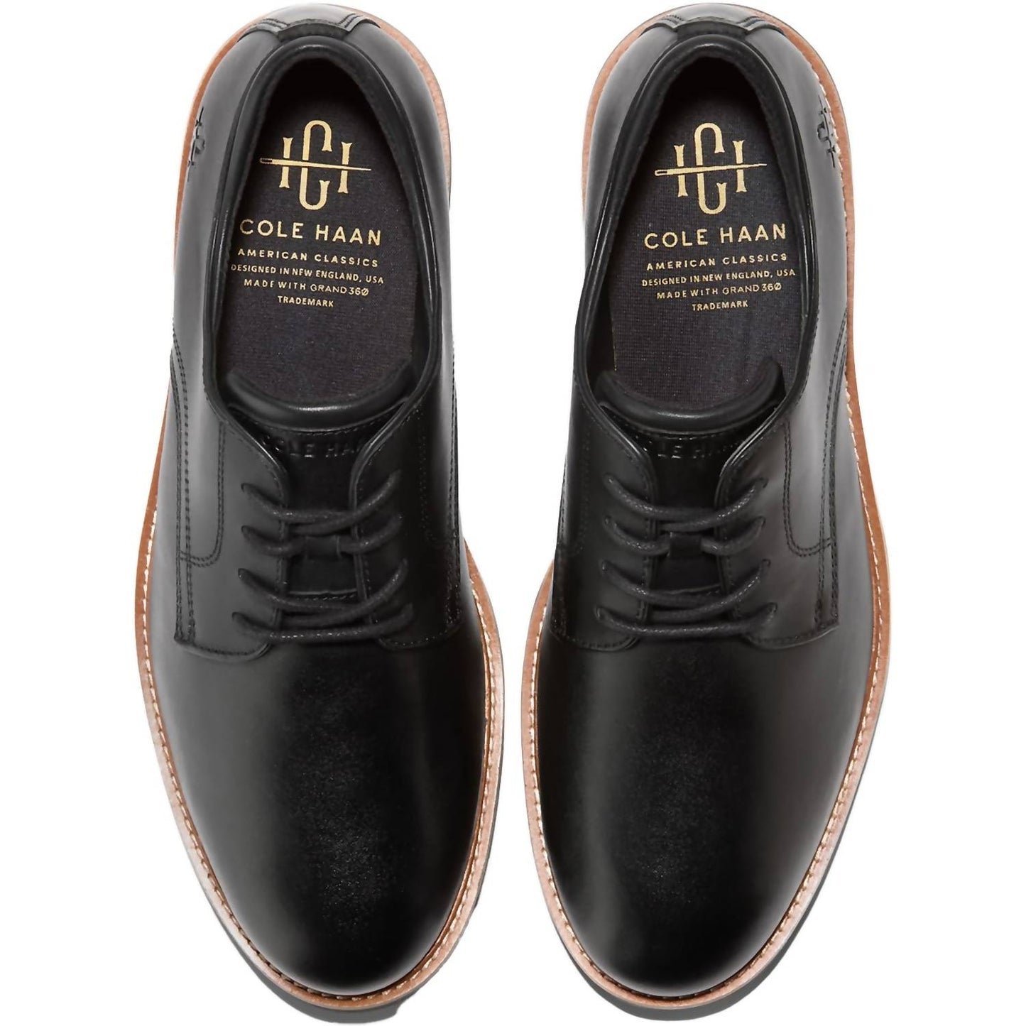 Cole Haan - Men's American Classics Montrose Plain Toe Oxford Leather Shoes