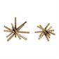 Abstract Textured Metal Sculpture (Set of 4)