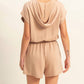 Double Zero - Hooded Short Romper