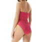 Vince Camuto - Crochet Bandeau One Piece Swimsuit