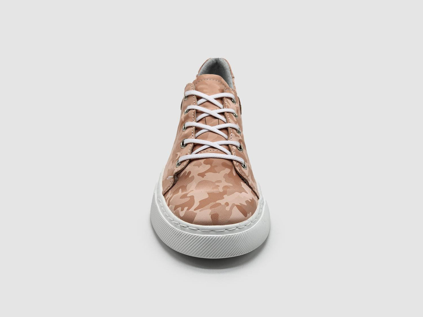 Kcr Group - Women's Classic Camo Leather Sneakers
