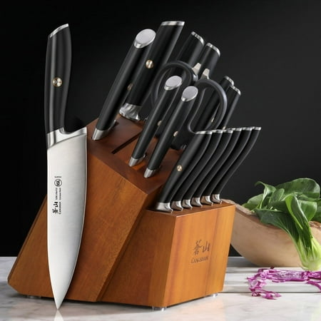 Cangshan L Series 17 Piece German Steel Forged Knife Set Black
