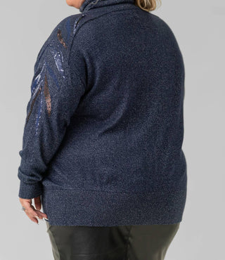 -Bl^Nk- - JENIKA KITTED TOP - Plus Size