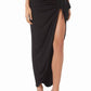 Christopher Esber - Cadence Ruched Maxi Split Skirt