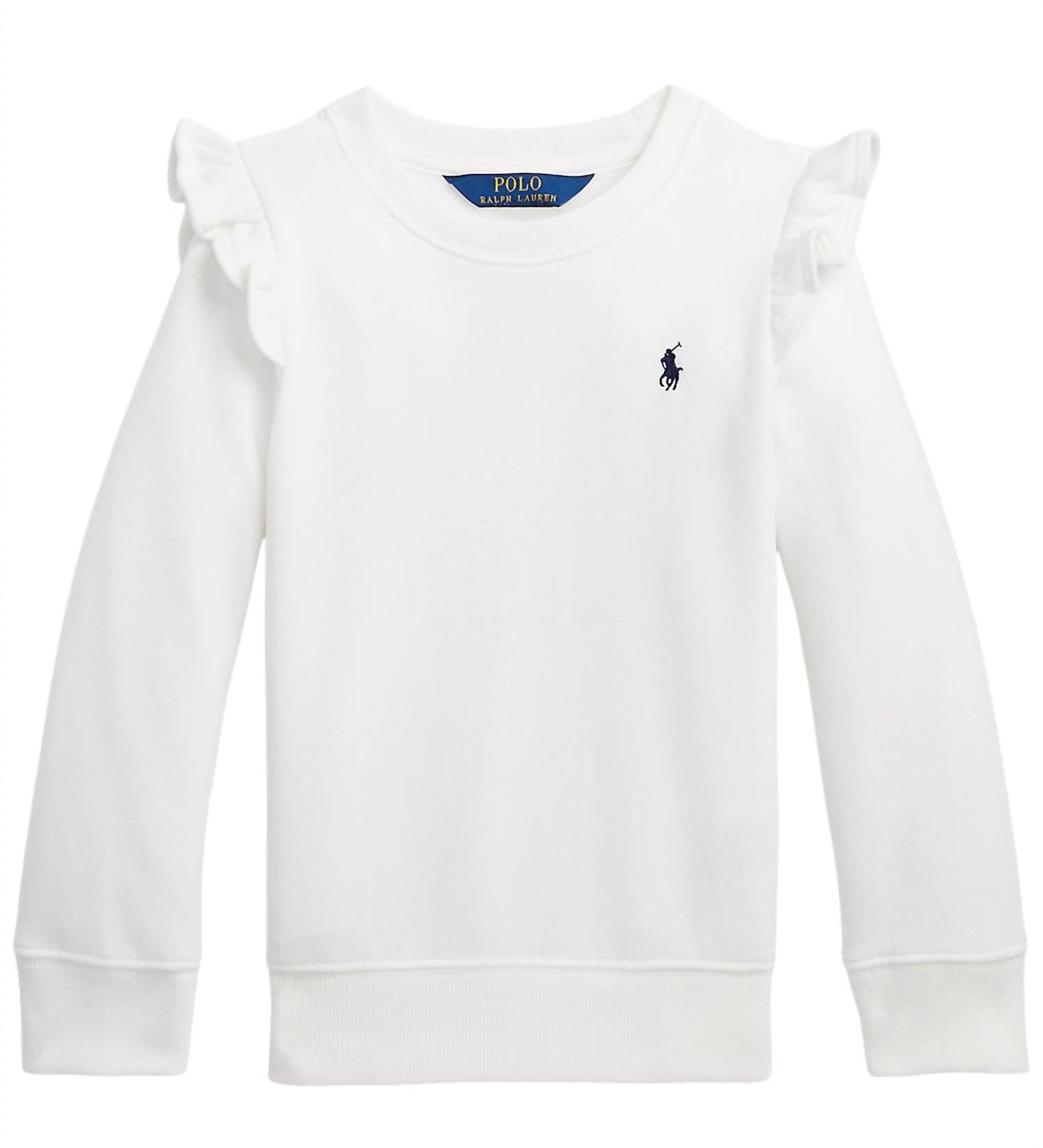 Polo Ralph Lauren - Long Sleeve Ruffle Fleece Sweatshirt
