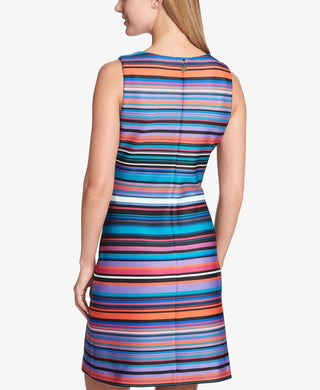 Tommy Hilfiger - Striped Scuba Sleeveless Dress