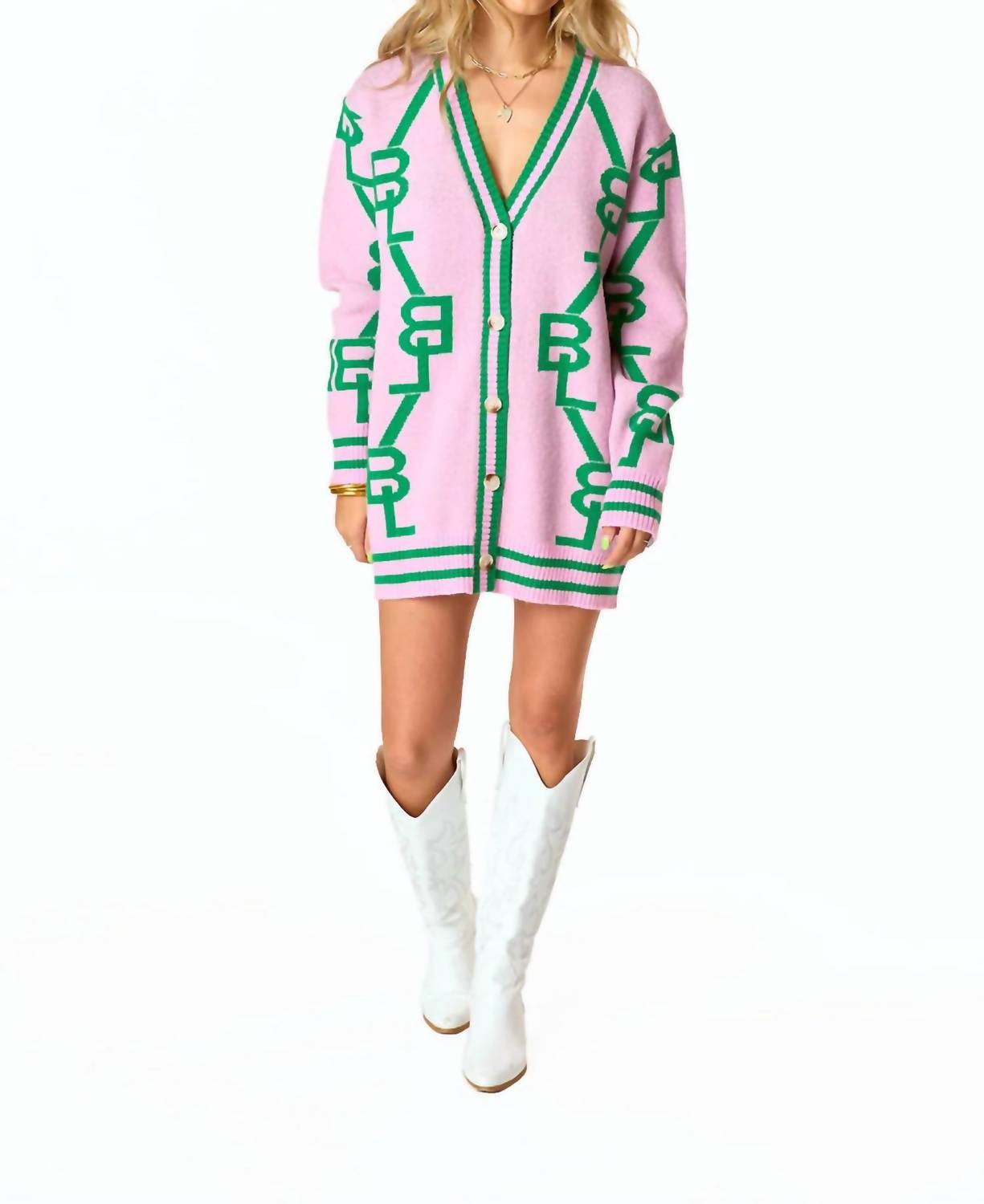 Buddylove - Varsity Cardigan Dress