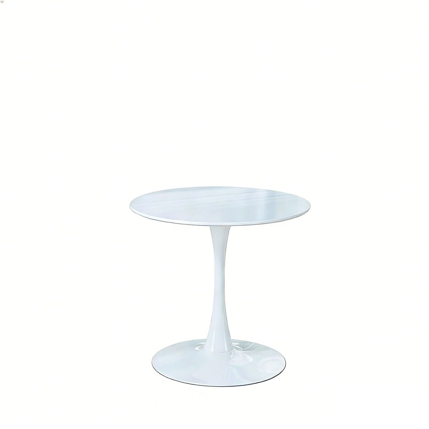 Mid-Century Tulip Table With Round Top, Pedestal Base
