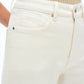 Bayeas - Embroidered High Rise Wide Leg Pants
