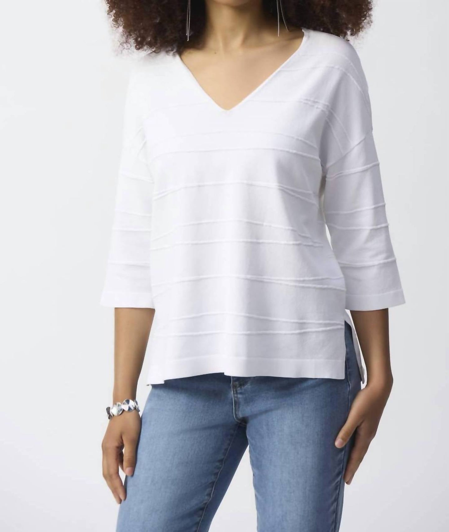 Joseph Ribkoff - Jacquard Knit Pullover Sweater