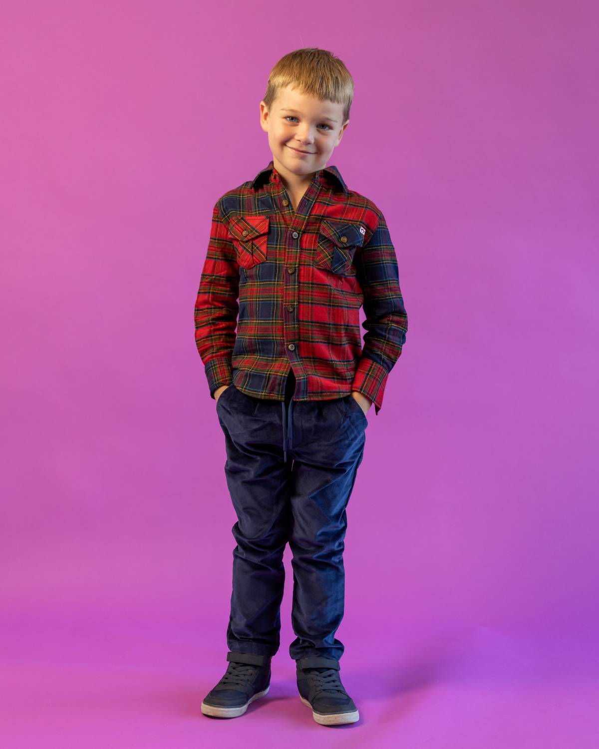 Appaman - Kid's Holiday Plaid Flannel Shirt