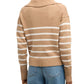Veronica Beard - Jovie Striped Polo Pullover Sweater
