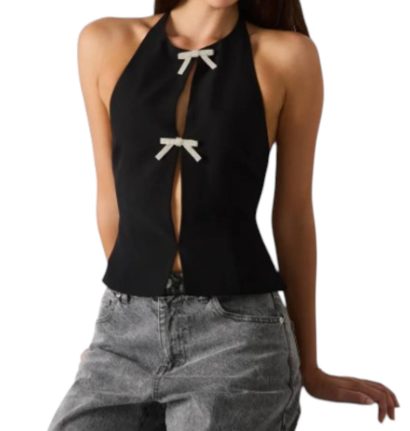 Steve Madden - Juvia Bow Halter Top