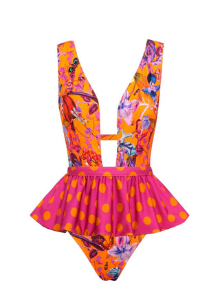 Lia Sahara - Women's Reversible Ruffle Belt