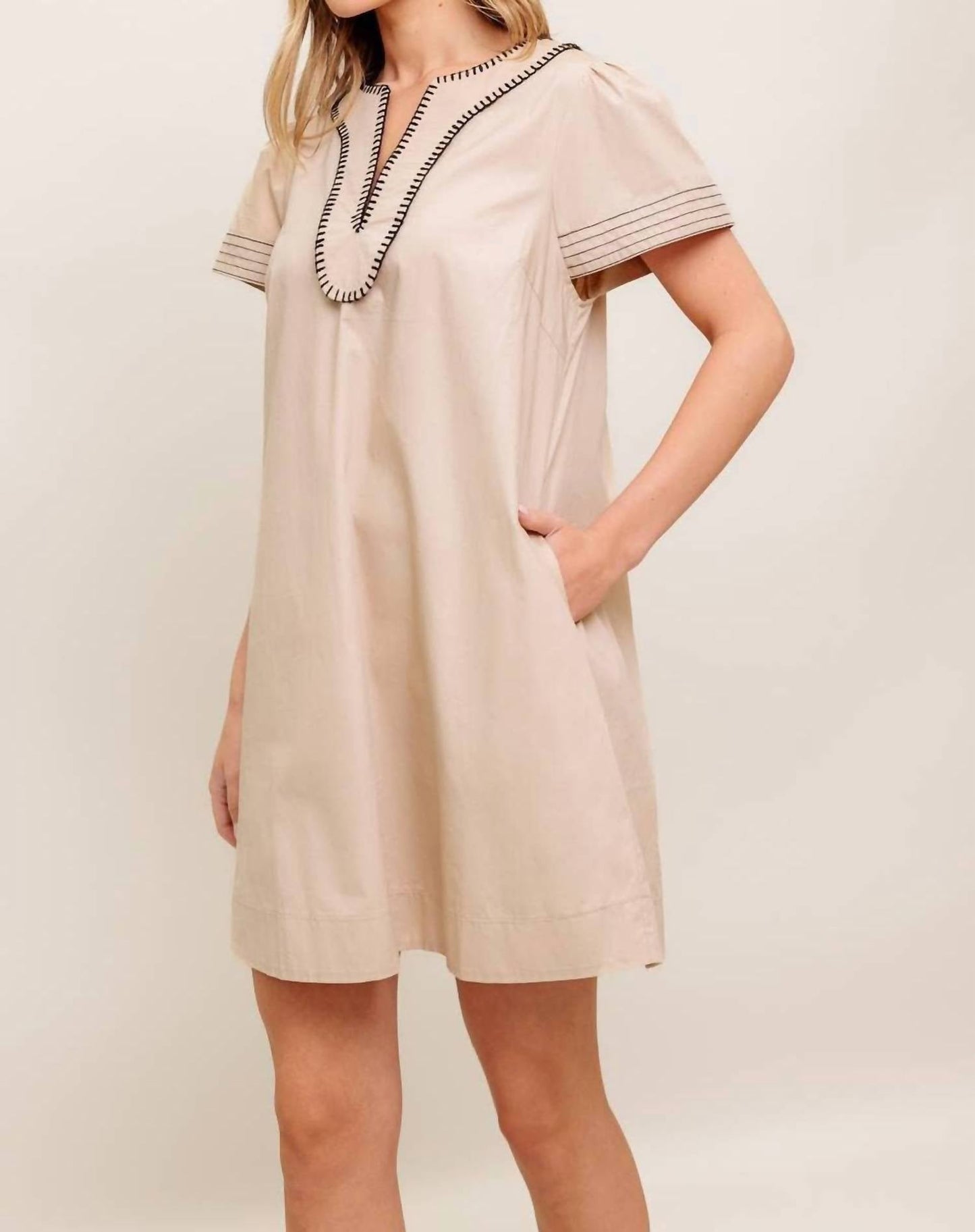 Flying Tomato - Women's Iman Poplin Dress