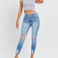 Cello - Jocelyn High Rise Distressed Skinny Jeans
