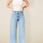 1822 Denim - Bleach Please Folded Waistband Jeans