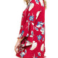 Entro - Floral Bell Sleeve Dress
