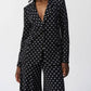 Joseph Ribkoff - Silky Knit Dot Print Boxy Blazer