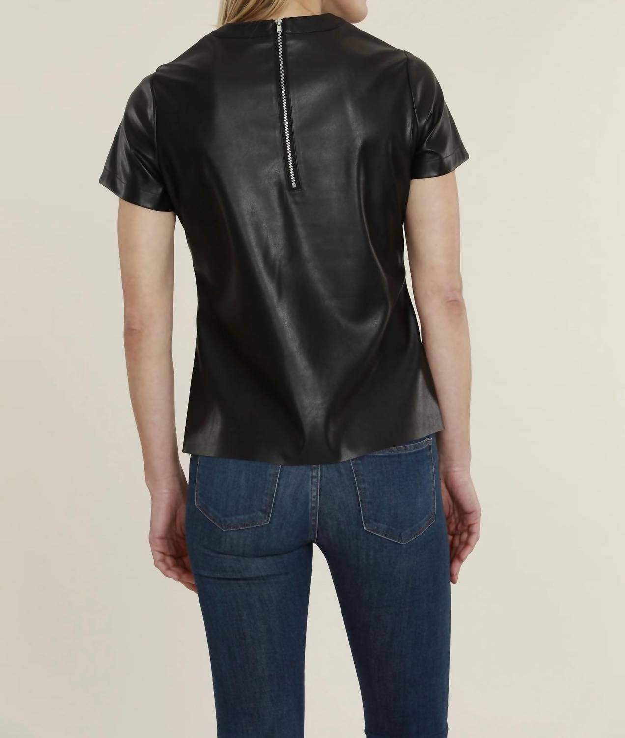 Dolce Cabo - Faux Leather Shirt