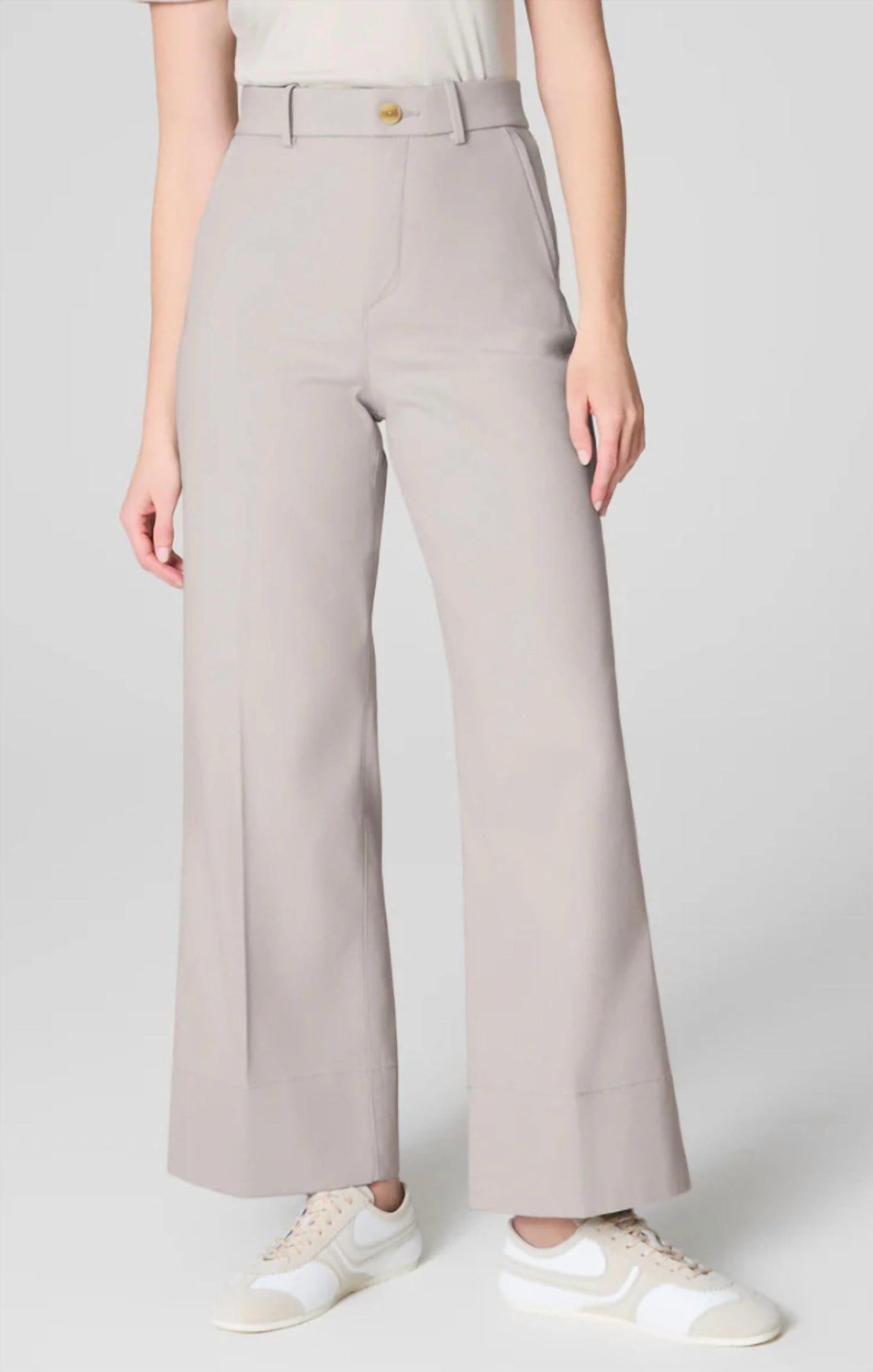 Spanx - Stretch Twill Cropped Wide Leg Pant
