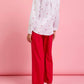 Skies Are Blue - Sweetie Heart Embroidered Button Down Top