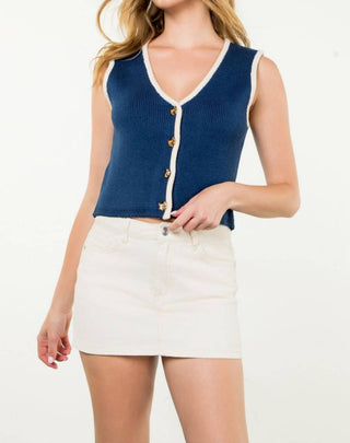 Thml - Button Knit Sweater Top