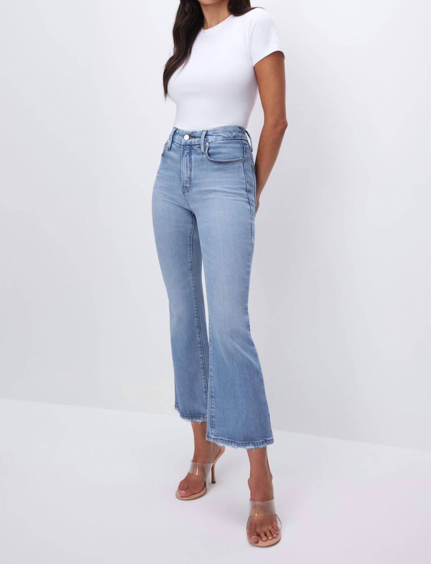 Good American - Good Legs Crop Mini Boot