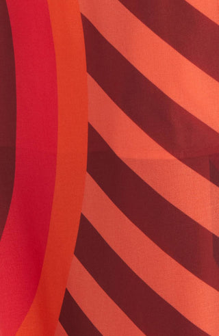 Hutch - Lindie Geo Print Long Sleeve Wrap Dress