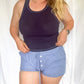 Le Lis - Women's Coastal Stitch Ribbed Tank Top