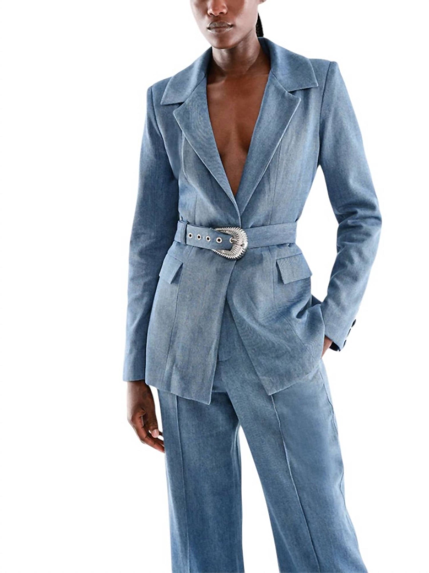 As By Df - Dominga Denim Blazer