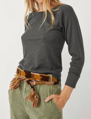 Free People - WE THE FREE BATTER UP TEE SHIRT