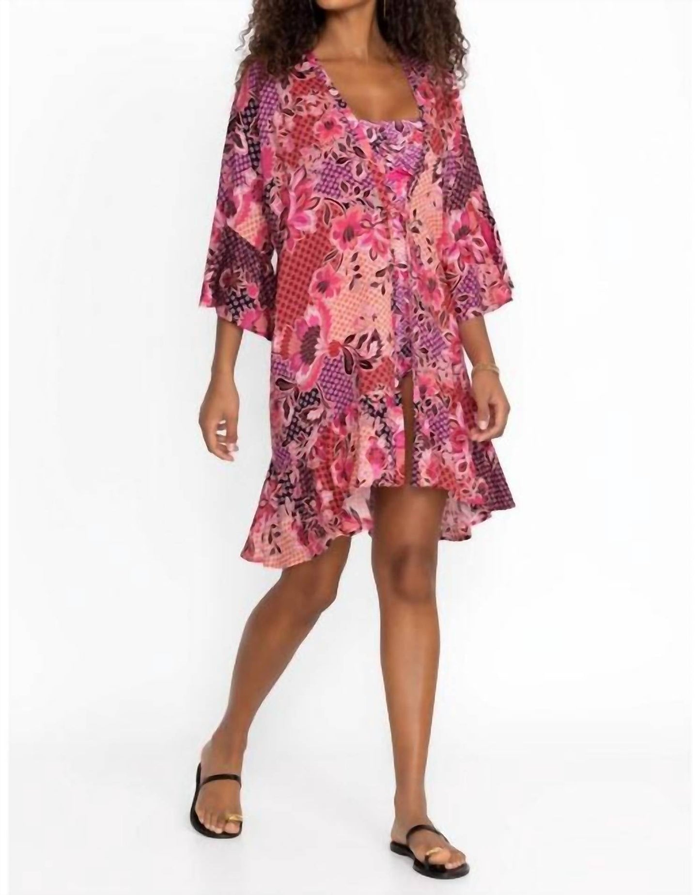 Johnny Was - VALENNIS RUFFLE KIMONO