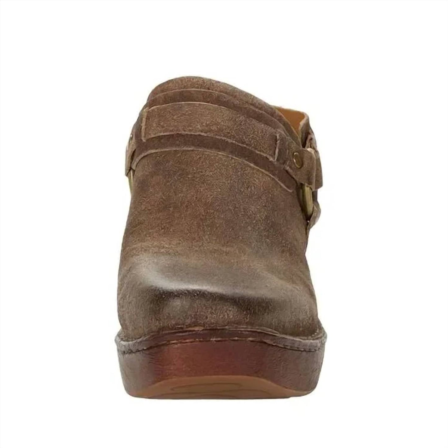 Born - Women's Hudson Leather Slingback Clogs