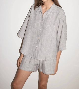 Deiji Studios - The 03 Oversized Box Shirt & Boxer Style Shorts Set