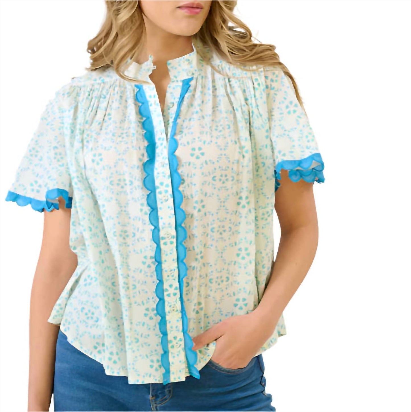 Brooks Avenue - Parham Gathered Blouse