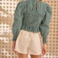 Hunter Bell - Eubanks Smocked Top