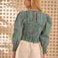 Hunter Bell - Eubanks Smocked Top