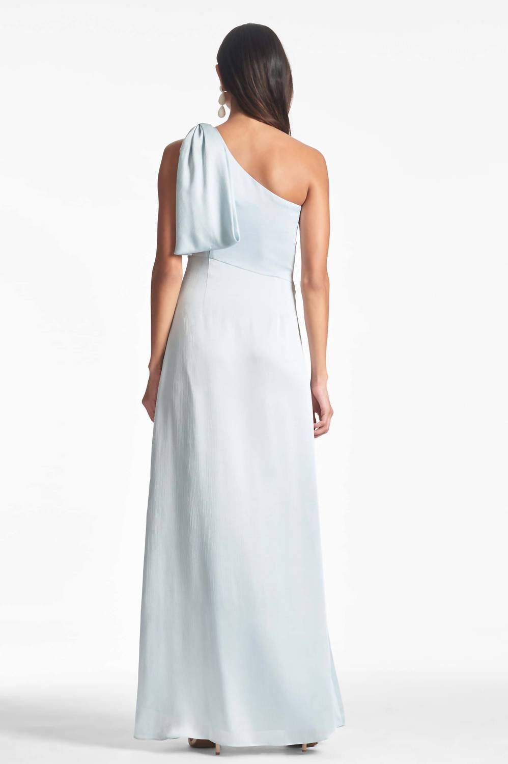 Sachin & Babi - One Shoulder Bow Chelsea Gown