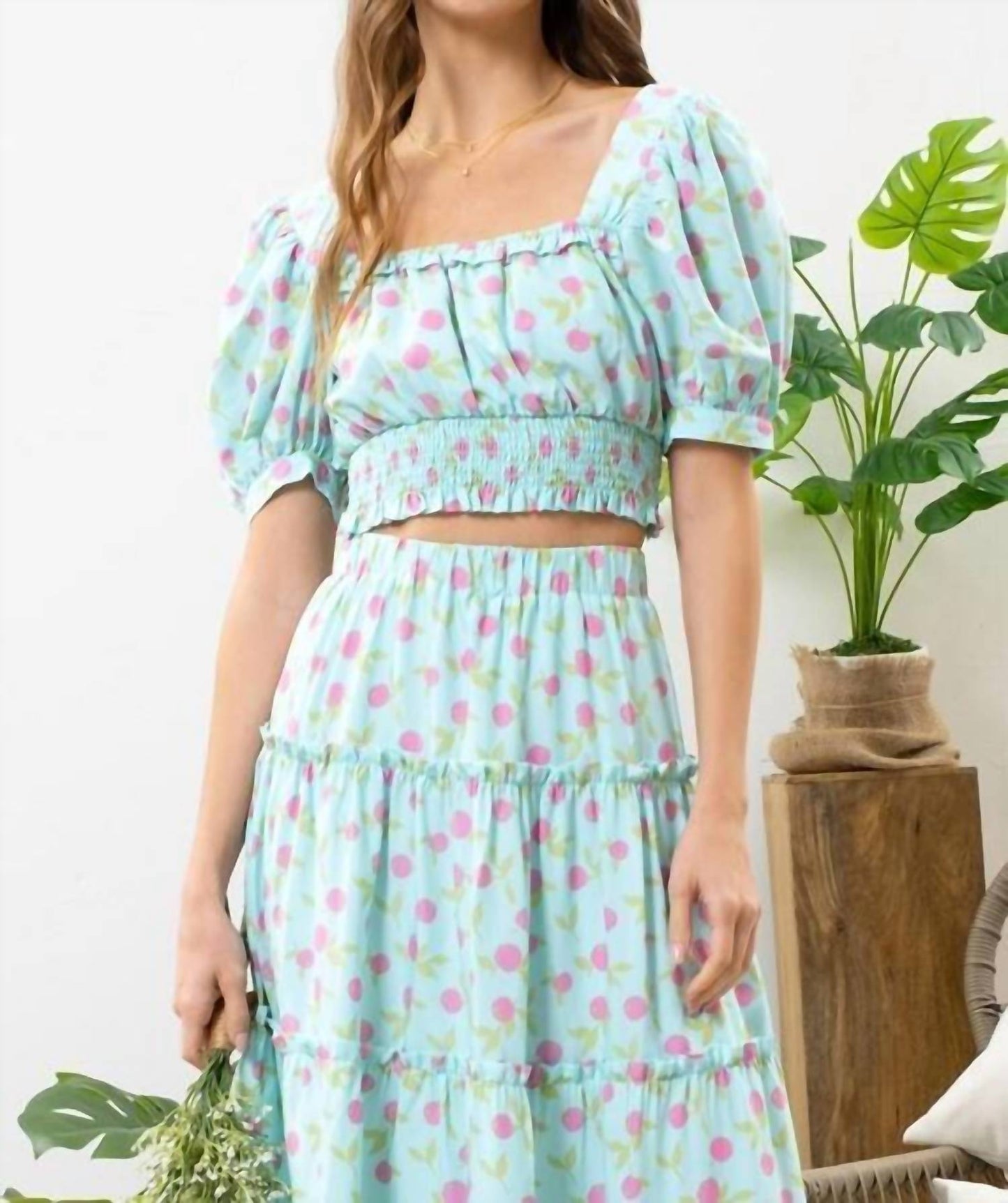 Blu Pepper - Marlow Fruit Cropped Top