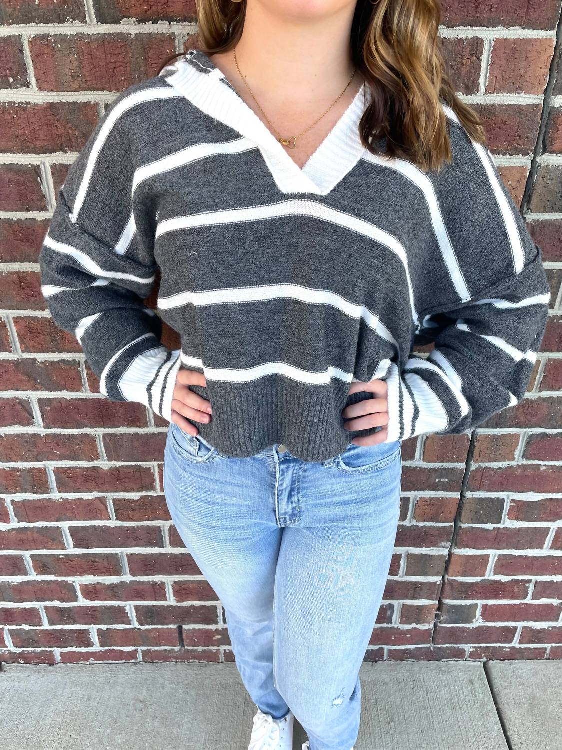 Beeson River - Chelsea Stripe Pullover Top