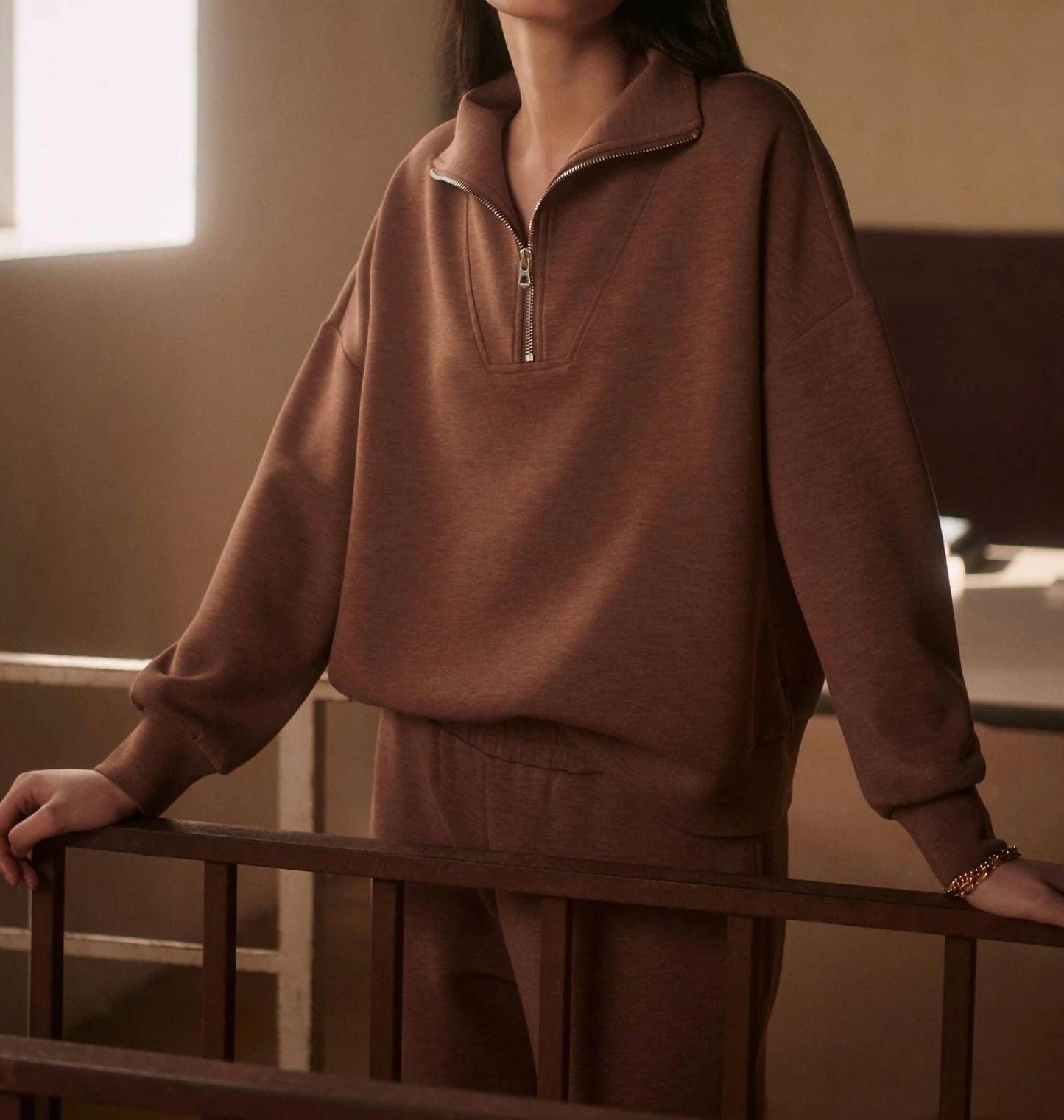 Varley - Hawley Half Zip Sweatshirt
