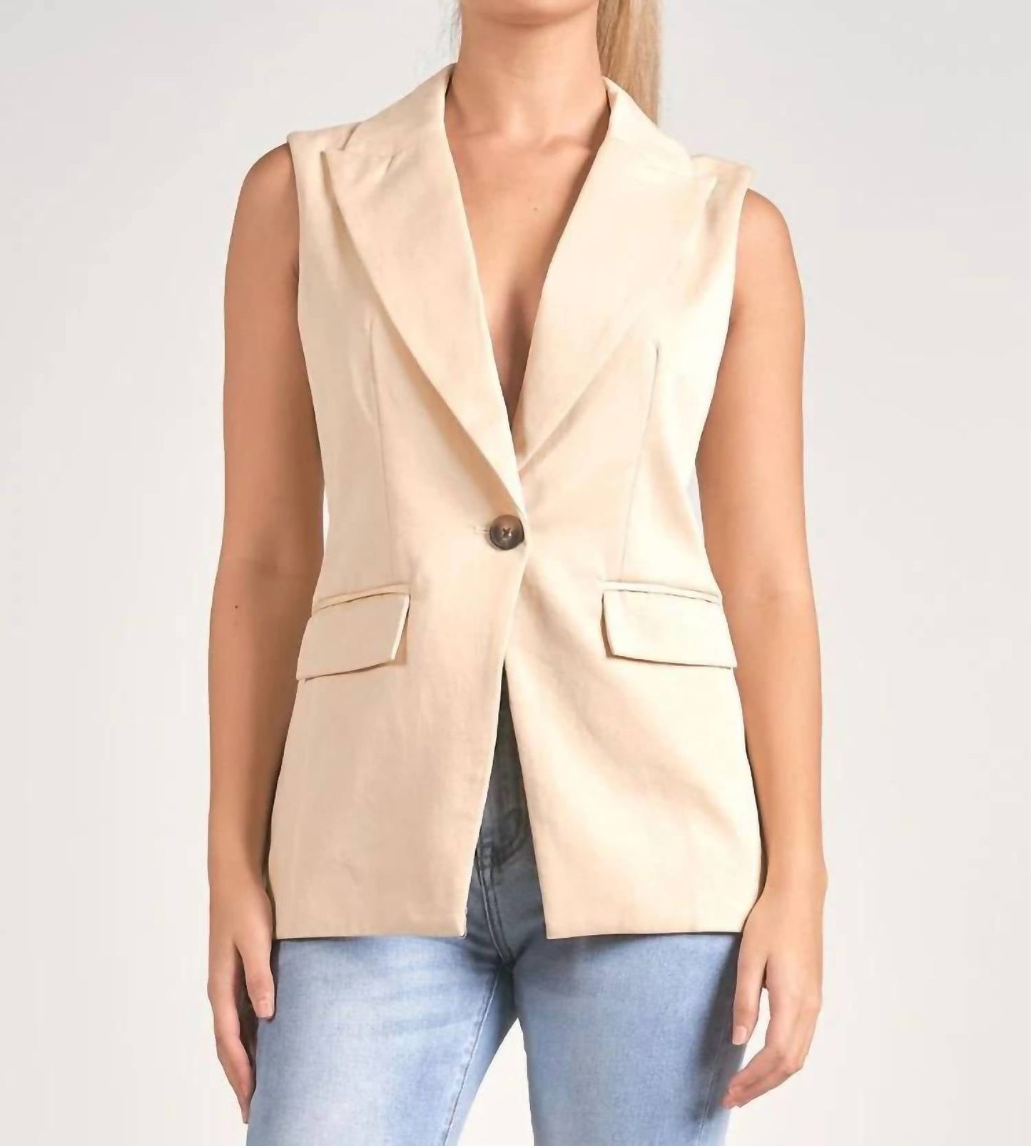 Elan - Long With Lapel Vest