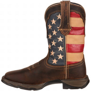 Durango Boots - Women's Lady Rebel Patriotic Pull On Boot With Flag Sole